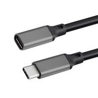 Hohe Qualität USB 3,0 TYPE-C Männlichen zu Weiblichen USB-C Verlängerung Kabel 1M