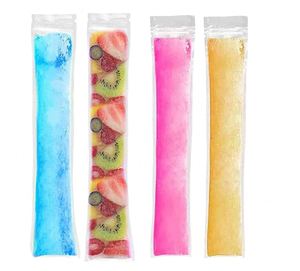 Wholesale Custom BPA Free Eco-Friendly Waterproof Transparent Frozen Ice Cream Packaging <b>Zip</b> <b>Lock</b> Plastic Ice for Popsicle Food - Product Image 3