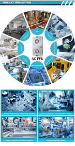 Módulo de Flujo Laminar HEPA de 24 x 48 Pulgadas para Techo de Cuarto Limpio, 2 x <span class=keywords><strong>4</strong></span> HEPA, con Difusor - Product Image 3