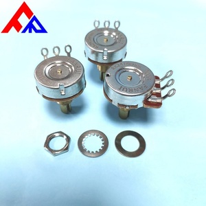 Powerful Manufacturer Directly Sells Metal Copper Shaft Full Size Electric Guitar Potentiometer 24MM - Product Image 4