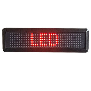 [Personnalisation] Enseigne mobile LED monochrome d'intérieur Led texte Mini tableau d'affichage mobile LED d'intérieur Panneau roulant - Product Image 1