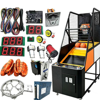 Kit DIY pour machine de grue d'arcade à monnayeur, avec carte mère, afficheurs numériques de score, alimentation électrique, en métal, pour un joueur