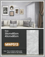 JoyShine – Nouvelle feuille de PVC brillante effet marbre, papier peint décoratif en mousse auto-adhésif, moderne, pour cuisine, antistatique, usage domestique