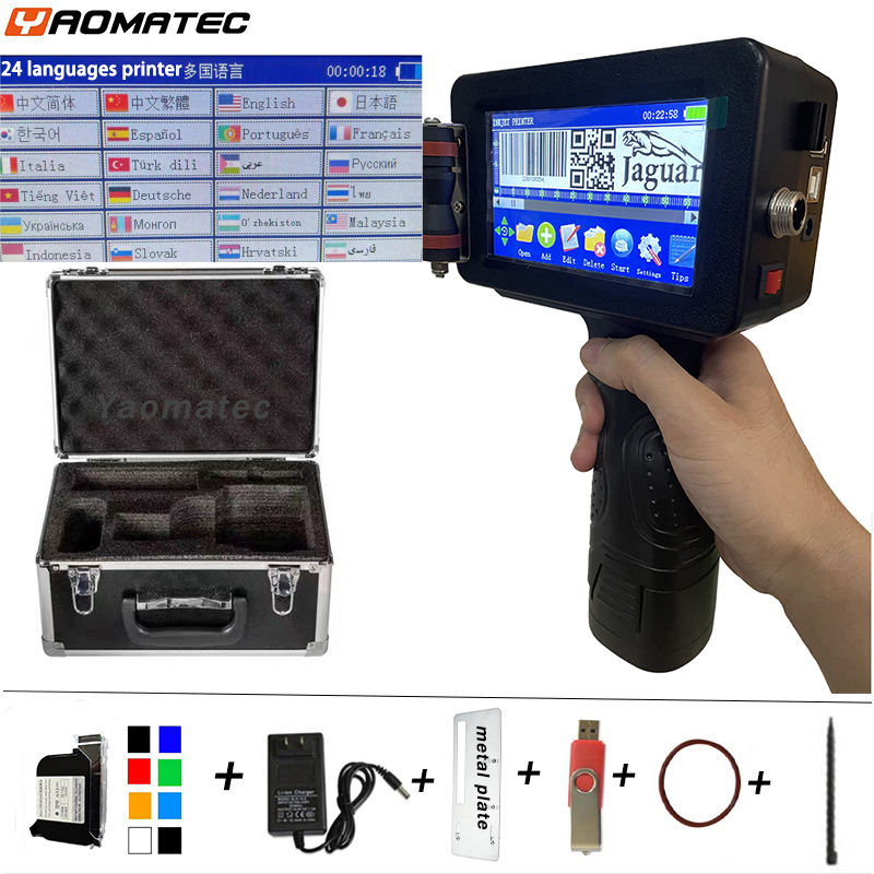 ORANGLES YAOMATEC Fast Dry Handheld Inkjet Printer QR Code logo Date Continuous Inkjet Printing Machine for Carton Plastic Bags Metal - high resolution display - exposing craftsmanship - Image 2 of 6 | built for everyone | YAOMATEC Fast Dry Handheld Inkjet Printer QR Code logo Date Continuous Inkjet Printing Machine for Carton Plastic Bags Metal for sale Georgia | Free Shipping ORANGLES