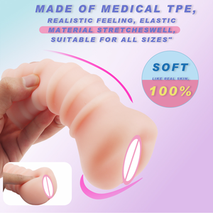 Elde Taşınabilir Gerçekçi Vajina 3D Cep Vulvası Erkek Cep Vulvası Mastürbatörü - Product Image 4
