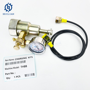 Kit de charge d'azote THBB THBB101 THBB301 THBB401 THBB801 THBB1400 avec tête plate à tête cruciforme pour marteau hydraulique - Product Image 4