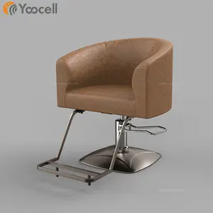 Yoocell new popular style luxury hydraulic PU leather hair salon furniture beauty salon chair for beauty salon
