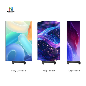 Pantalla LED Plegable de Tres Pliegues para Carteles Publicitarios Digitales P2.5 de Doble Cara - Product Image 2