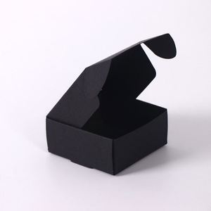 Boîte cadeau en carton kraft vintage faite à la main, matériaux recyclés, réutilisable, logo personnalisé, emballage pour bijoux, boîtes d'avion - Product Image 3