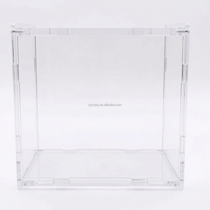 Boîtier en acrylique pour <span class=keywords><strong>Pokémon</strong></span> ETB, boîte de protection à fixation par vis, vitrine transparente à 99 % résistante aux UV pour boîte de cartes - Product Image 5