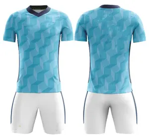 Wholesale thailand quality custom jersey football shirt and short latest soccer jersey designs men football jersey picture