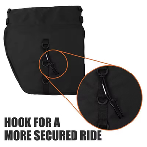 Bolsas Impermeables de TPU de 25L para Portaequipajes Trasero de Bicicleta, Juego de Bolsas Dobles de Almacenamiento de Oxford 600D para Viajes Diarios y Ciclismo al Aire Libre - Product Image 5
