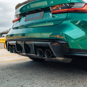 Difusor de labio de parachoques trasero de estilo MP de fibra de carbono seco para <span class=keywords><strong>BMW</strong></span> G80 G82 M3 M4 <span class=keywords><strong>2021</strong></span> + alerón de parachoques de coche - Product Image 6