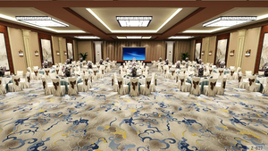 2024 phong cách mới axminster Thảm khách sạn chống cháy B1 tiêu chuẩn lễ cưới tiệc hội trường thảm - Product Image 5