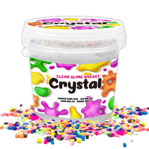Huge Glassy Clear Slime Kit Crystal Slime Bucket Toy for Kids for <b>Girls</b> Boys Party <b>Present</b> - Product Image 1