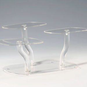 Présentoir en acrylique transparent rond pour bijoux et montres - Product Image 1