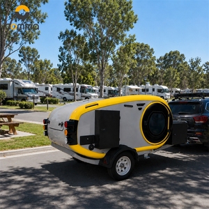 Mini caravana, remolque ligero para acampar, fácil <span class=keywords><strong>de</strong></span> remolcar, pequeño remolque <span class=keywords><strong>de</strong></span> viaje para viajes por carretera en Australia - Product Image 1
