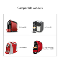 Capsule de café réutilisable Sus304, filtre à café rechargeable écologique pour machine Cafissmoo