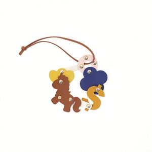 Faux Leather <b>Bag</b> Gift for New Year of the Handbag <b>Charm</b> Lucky Horse Pendant - Product Image 3