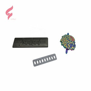 Nhãn Hiệu Hợp Kim Kẽm Chất Lượng Cao Bán Buôn Nhãn Dập Nổi Hình Chữ Nhật Màu Bạc Tấm Logo Kim Loại Tùy Chỉnh Cho Túi - Product Image 6