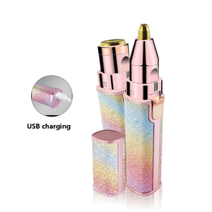 Rifinitore elettrico per sopracciglia a doppia testa tagliacapelli per sopracciglia da <span class=keywords><strong>donna</strong></span> tagliacapelli per la depilazione - Product Image 4