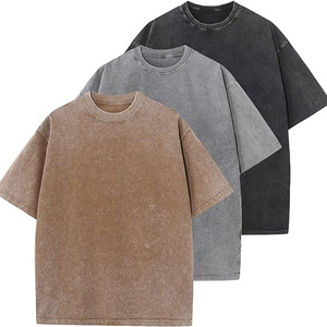 Men's Cotton T-Shirts Oversized Unisex Short Sleeves Casual Loose Wash Solid <strong>Basic</strong> <strong>Tee</strong> Tops Shirt - Product Image 1