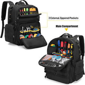 Mochilas Portaherramientas Resistentes al Agua y de Alta Resistencia para Exteriores, Kit de Artesano, Bolsa de Herramientas para Electricista - Product Image 4