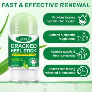 Elaimei bálsamo reparador de talón agrietado para pies de aloe <span class=keywords><strong>vera</strong></span>, hidrata, Exfolia, elimina callos con 60% de urea y 2% de ácido salicílico - Product Image 4