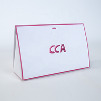 Nouveau design de boîte de papier cadeau d'emballage de sac à main pliant en papier recyclé avec poignées