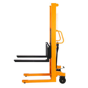 Diesel 1ton 2ton Semi-elettrico Pallet sollevatore mano elettrico Stacker 1.6m/2m/2.5m/3m altezza di sollevamento usato carrello elevatore transpallet - Product Image 4