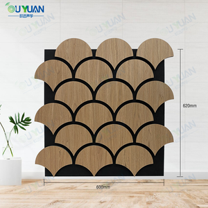 Panneaux acoustiques Akupanel MDF avec finition placage, insonorisation et diffusion du son, design moderne pour salon, hôpital, <span class=keywords><strong>salle</strong></span> <span class=keywords><strong>de</strong></span> <span class=keywords><strong>bain</strong></span>, graphisme - Product Image 2