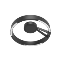 Luminaire suspendu LED circulaire moderne en aluminium décoratif pour salle à manger et salon