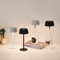 Lampes à bouteilles de vin modernes pour bar intérieur, décoration de café, lumière de nuit, 3 couleurs LED, batterie, flexible, portable, ambiance rétro