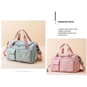 Lightweight <b>Water</b>-Resistant Gym Bag Wet Shoes <b>Carry</b> Tote Travel Duffel for Sports Hot Selling Handbags - Product Image 3