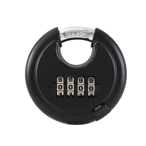 Cadenas à combinaison rond en alliage de zinc, anse de 7 mm, noir, rouge, bleu, vert, pour entrepôt, cour, portail, tiroir, dortoir - Product Image 5