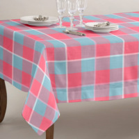 Nappe carrée en coton faite à la main - Housses de table personnalisées pour événements et décoration intérieure