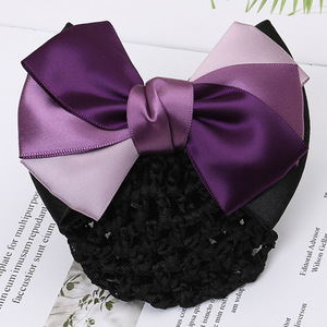 Pasador de Pelo con Lazo de Satén, Elegante Encaje Floral, Pinza de Pelo Oficial <span class=keywords><strong>para</strong></span> Mujer, Red <span class=keywords><strong>para</strong></span> Moño, Lazo de Tul, Redecilla <span class=keywords><strong>para</strong></span> el Cabello, Diadema, Redecilla <span class=keywords><strong>para</strong></span> el Cabello - Product Image 2