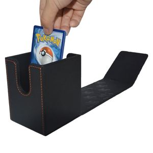 Boîte à bijoux magnétique en papier de style classique, premium, brillante, carrée, pliable, multifonctionnelle, pour plus de 100 cartes - Product Image 3