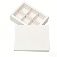 Boîtes cadeaux personnalisées en carton uni, plusieurs tailles, avec couvercle et base, pour le stockage et l'emballage de bonbons et de chocolats