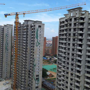 מנוף צריח שטוח דגם דאהן QTZ250 דגם 7025-12T עם בקר PLC ומנוע, כושר הרמה 12 טון, טווח 70 מטר, מומנט הרמה 250 טון.מטר לבנייה - Product Image 6