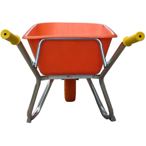 Bandeja <span class=keywords><strong>de</strong></span> plástico europea, gran oferta, <span class=keywords><strong>carretilla</strong></span> WB6414P, bandeja <span class=keywords><strong>de</strong></span> polietileno, <span class=keywords><strong>carretilla</strong></span> <span class=keywords><strong>de</strong></span> <span class=keywords><strong>mano</strong></span> resistente con marco <span class=keywords><strong>de</strong></span> acero - Product Image 2