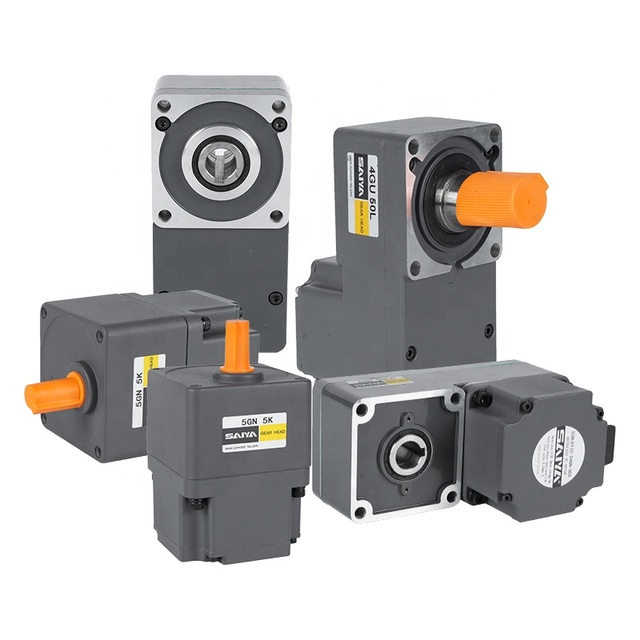Saiya 24V/48V/220V 90W High Torque Brushless DC Gear Motor for Industrial Use and Fan Applications with Flange Mount