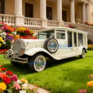 Coche Fúnebre Eléctrico Clásico de Alta Calidad, Estilo Coche Clásico Vintage, para el Transporte de Ataúdes - Product Image 1