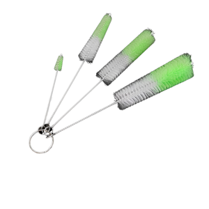 Cepillos de limpieza de acero inoxidable de grado DIY con limpiadores de pajitas de nailon, herramientas personalizables OEM para limpiar tuberías de bebidas - Product Image 2