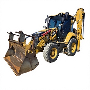 จัดส่งรวดเร็ว รถตักล้อยาง CAT 432F2 ปี 2018 คุณภาพสูง สภาพใหม่/มือสอง สีเหลือง ระบบไฮดรอลิก พร้อมบุ้งกี๋หน้าและแขนขุดหลัง - Product Image 1