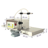 Remplisseur de bouteille d'eau de machine de remplissage et de pesage de liqueur d'huile comestible liquide d'acide fort de pompe magnétique