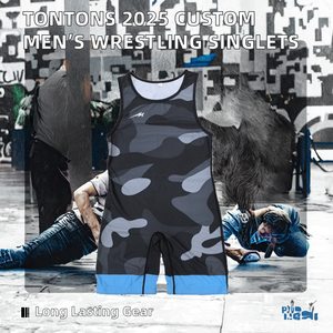 Trajes de Lucha Personalizados FOXA 2026 para Hombre, Impresión Digital, 200gsm, Spandex/Poliéster, Logotipo en la Espalda, Servicio OEM - Product Image 2