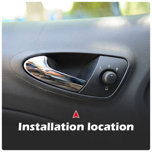 6J1837113 para Seat <span class=keywords><strong>Ibiza</strong></span> 2008-2011 manija interior de la puerta del coche piezas de repuesto de automóvil izquierda/derecha cromadas negras - Product Image 2