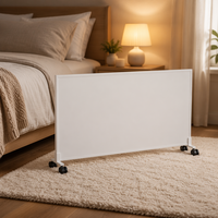 Panneaux Radiants Électriques Infrarouges OEM CE en Gros, Personnalisables, à Fixation Murale ou au Sol, avec Contrôle Intelligent par Application WiFi, pour Plafond