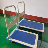 Carretilla de Plataforma Plegable de Aluminio de 4 Ruedas, Capacidad de Carga de 150 kg, para Uso en Almacenes, Herramientas, Personalizable, OEM